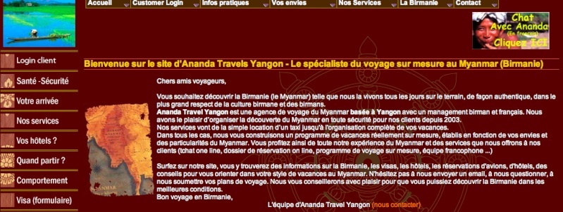 Agences de voyages Birmanes Screen16