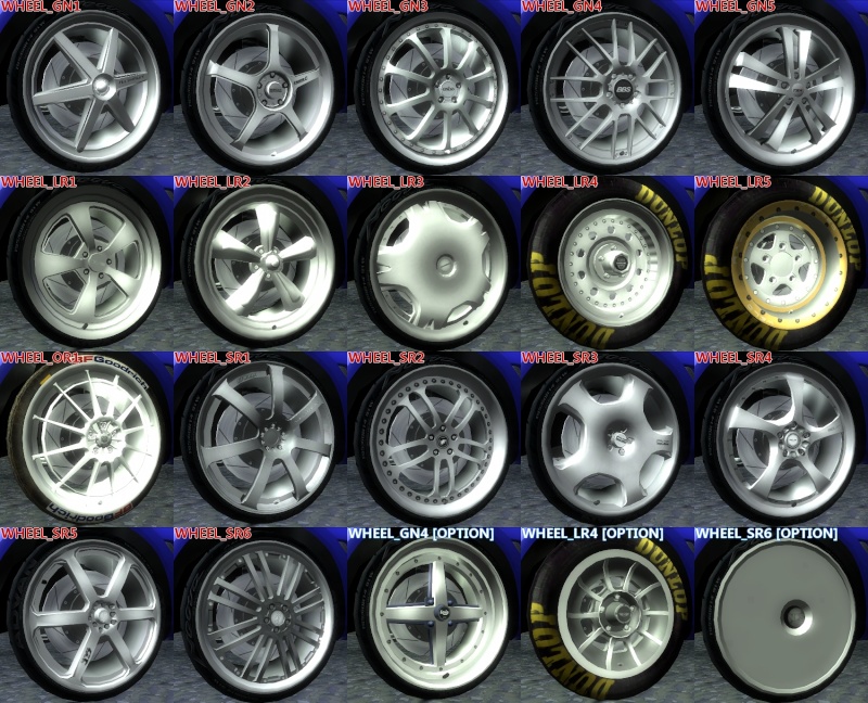 [Recherche] Pack de jantes Wheels10