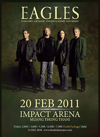 Eagles Playing Live In Bangkok 2011, 20 February, Tickets starting @ 2000 BHT Eagles10