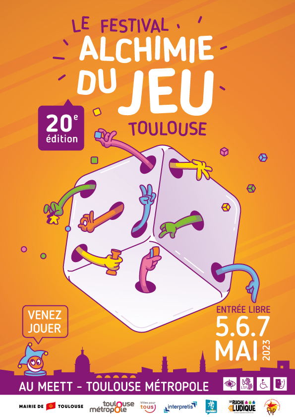 Festival Alchimie du Jeu 5-6-7 mai Toulouse (31) Affich12