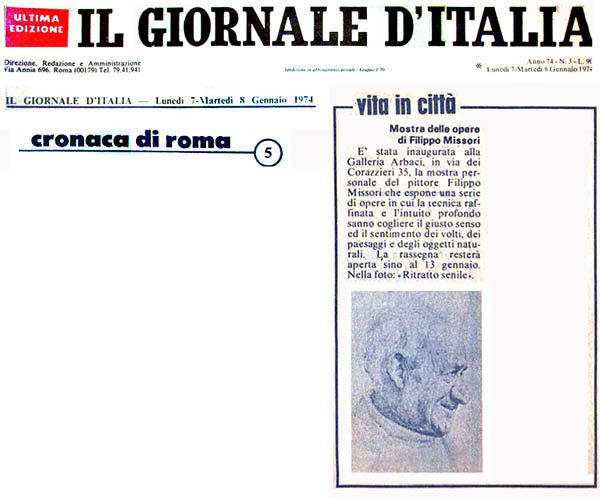 Giornale d'Italia - 8 gennaio 1974 Giorna11