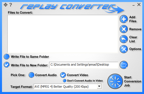 تحميل برنامج Replay Converter 2.20 05-03-10