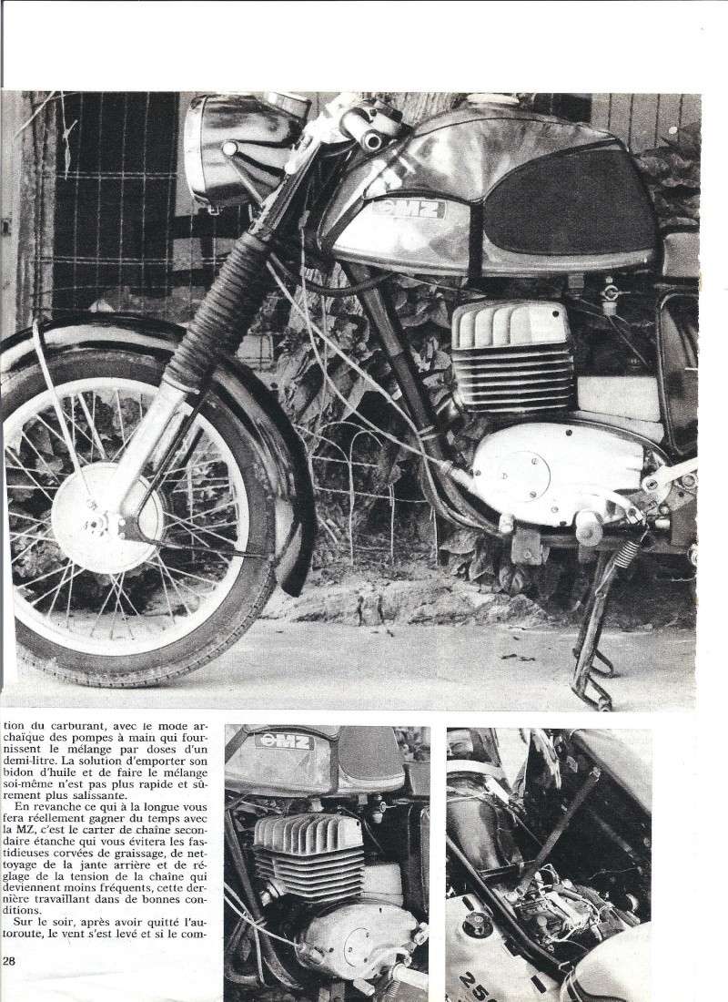 motocyclisme 1972. comparatif 250mz/250kawa... K710