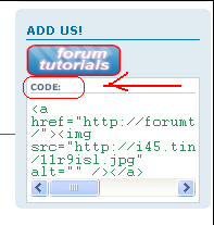 I add a new Forum widget for my Affiliates code but I want to remove the code that shows there! Noob10