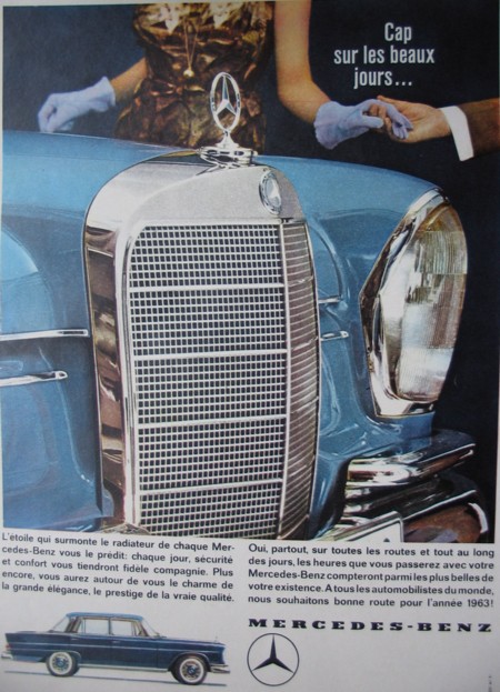 Les Mercedes 230 S / 220 SE Grosse Heckflosse  (W111) 1961-1965   Cartes10