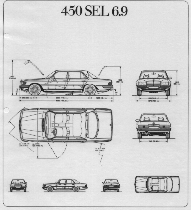[Historique] La 450 SEL 6.9 W116 (1975 - 1980) Garage12