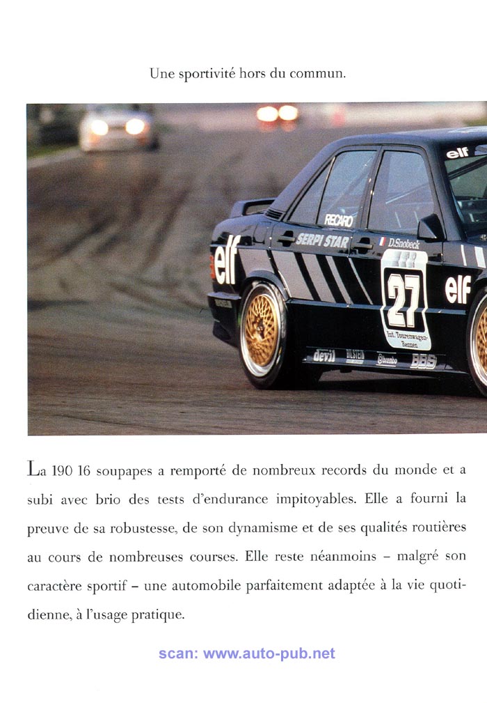 [Historique] La Mercedes 190E 2.5-16 (W201) 1988-1993  Merc1666