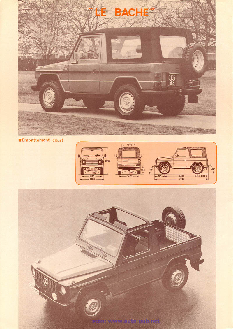 Mercedes-Benz "G"  Premier catalogue (1979) Merc1686