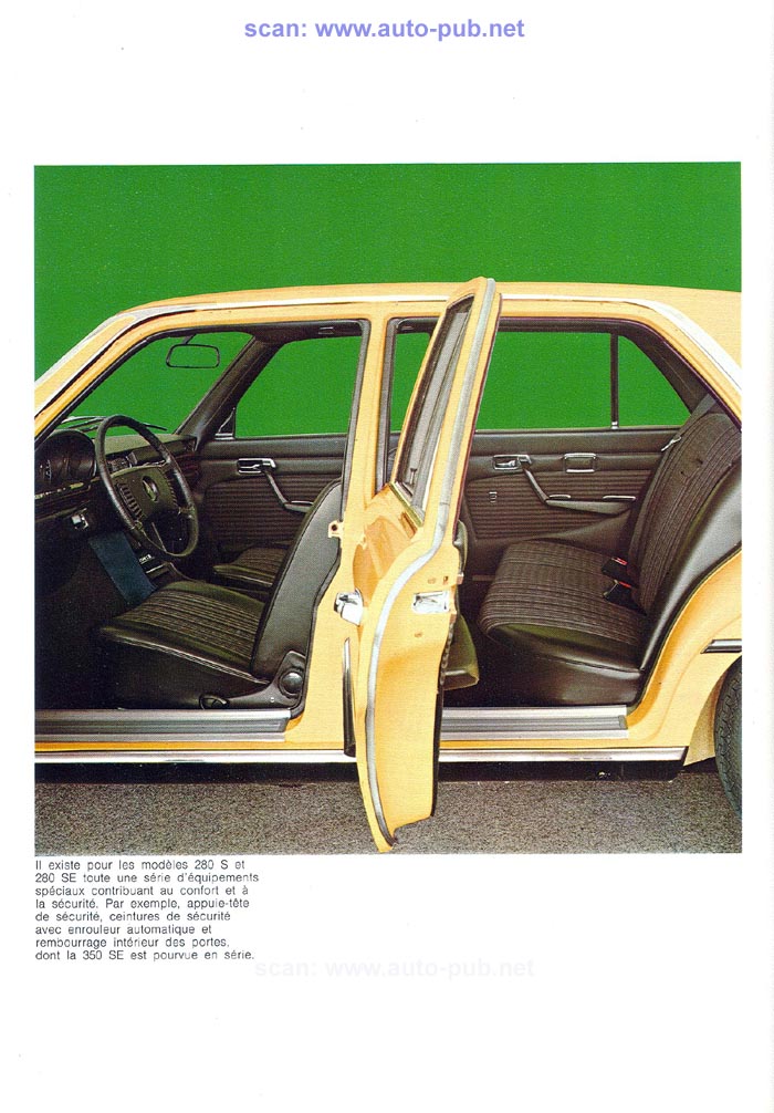 Les Mercedes 280 SE/SEL 350 SE/SEL (W116) 1972-1980 Merc1768