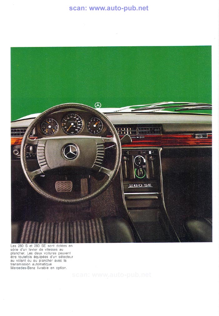 Les Mercedes 280 SE/SEL 350 SE/SEL (W116) 1972-1980 Merc1772