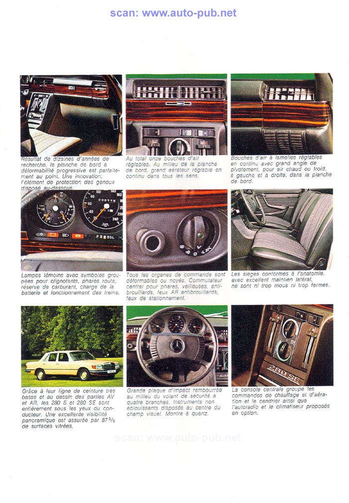 Les Mercedes 280 SE/SEL 350 SE/SEL (W116) 1972-1980 Merc1773