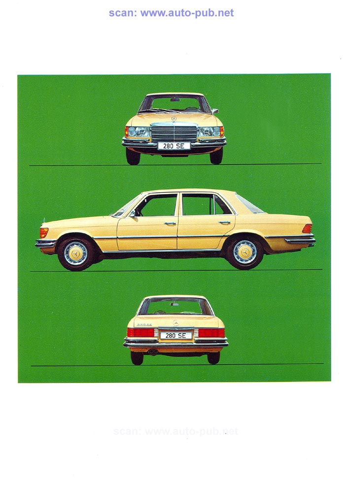 Les Mercedes 280 SE/SEL 350 SE/SEL (W116) 1972-1980 Merc1790