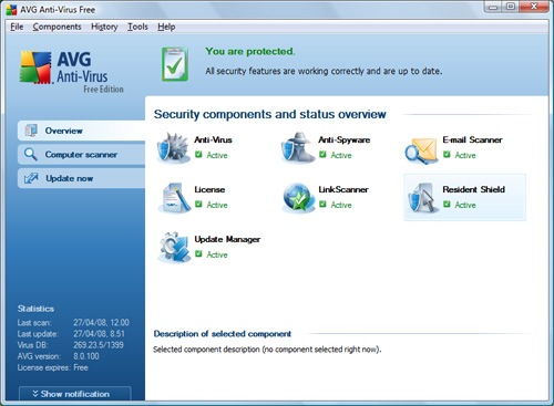 عملاق مكافحة الفيروسات AVG 9.0.716 Build 1803 باخر اصدار له من الشركة الام كامل Free-a10