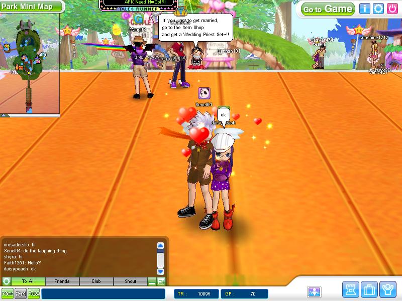 Me and my Couple on Tales runner online 20100510