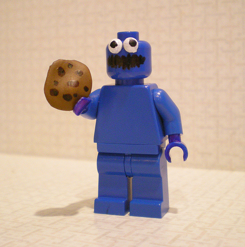 Cookie Monster MiniFig Custom made Cookie10