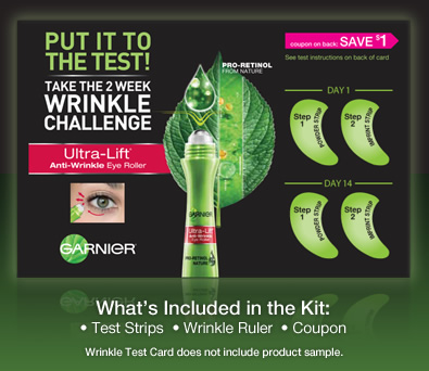 FREE Garnier Eye Roller Challenge Kit Coupon12