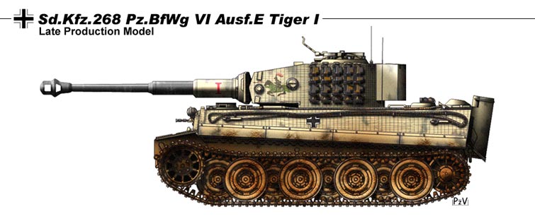 tiger - tiger I et II en prusse orientale au 1/72 P110