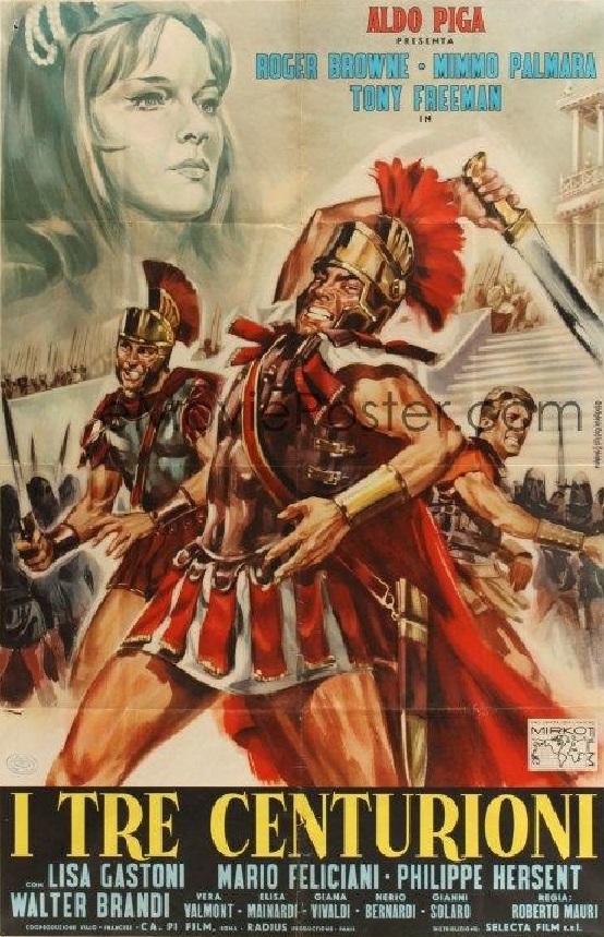 Les Trois Centurions. I tre centurioni. 1964. Roberto Mauri. Three-10