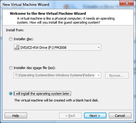 VMWare Player -- How to setup! (Warning: ITS HUUUGE!!) Fig210