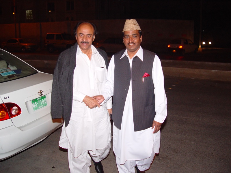 Picture Of Alhaj Khursheed Ahmed(Marhoom) with Nisar Ahmed Khoro With_p10