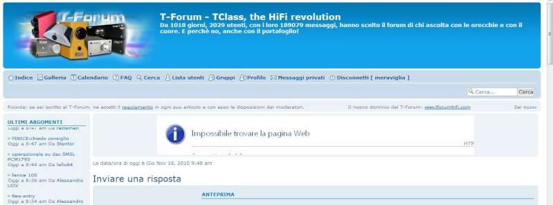 Problema di navigazione sul forum Cattur10