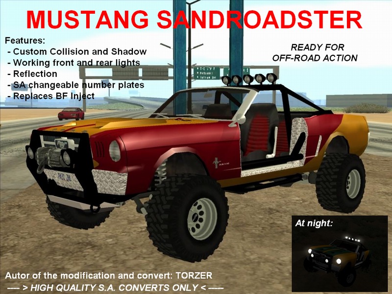 Ford mustang sandroadster.  Promo10