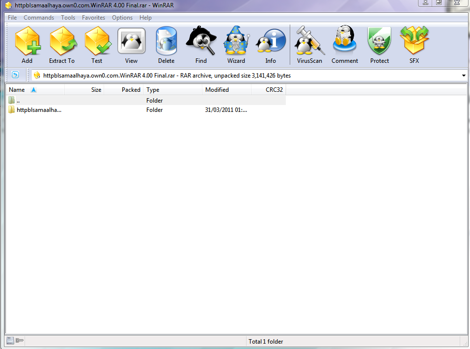 برنامج   WinRAR 4.00 Final Captur10