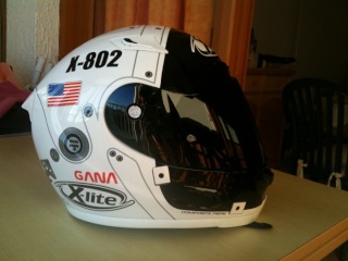 casque X-lite X802 réplica Lorenzo "moon" Cask210