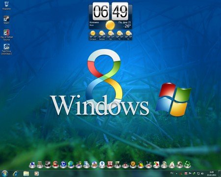 Theme for Windows7 - Standard theme Windows8 1010