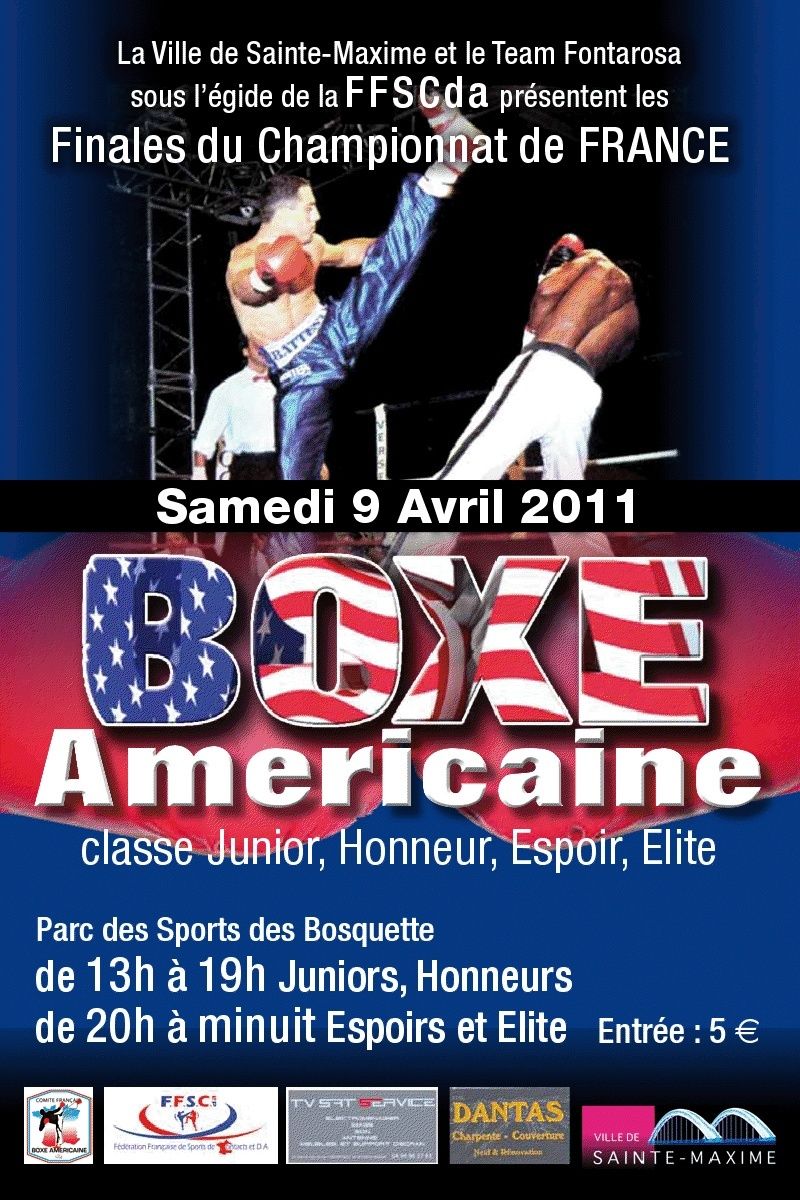 9 AVRIL 2011 STE MAXIME FINALE BOXE AMERICAINE : Affich11