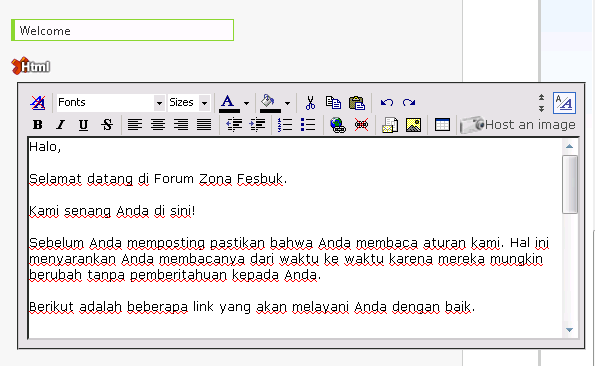 Problem in Welcome private message Untitl12