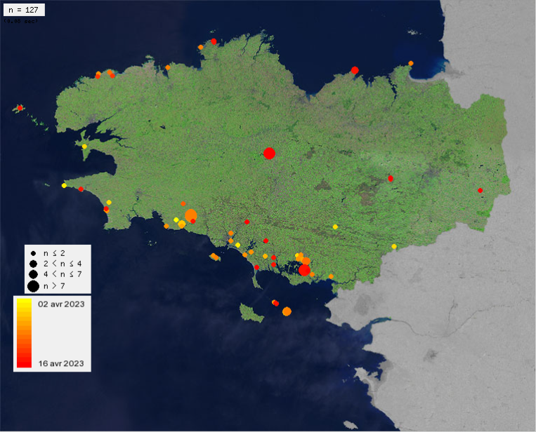 [Anax ephippiger] À surveiller en ce moment : migration d'Anax porte-selle 2023 Carte_19