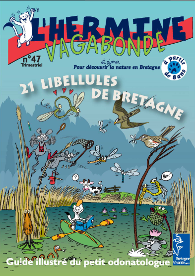 [Biblio] Clé de détermination des libellules de la Bretagne à la Vendée + L'Hermine vagabonde pour les plus jeunes Hv10