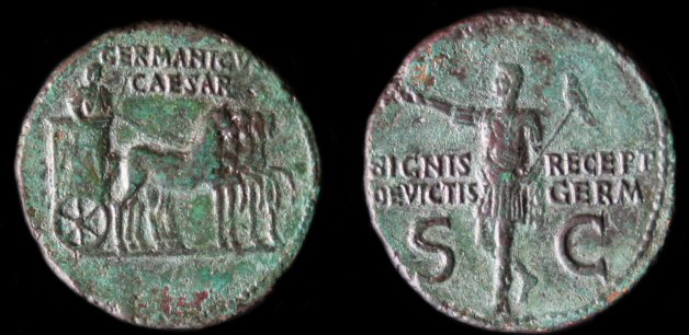 Le médailler de Caligula de Lugdunum G310