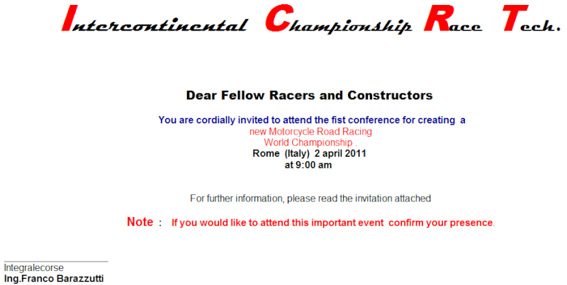 race - [Actus] New World Championship : "Intercontinental Championship, race tech." Icrt-i10