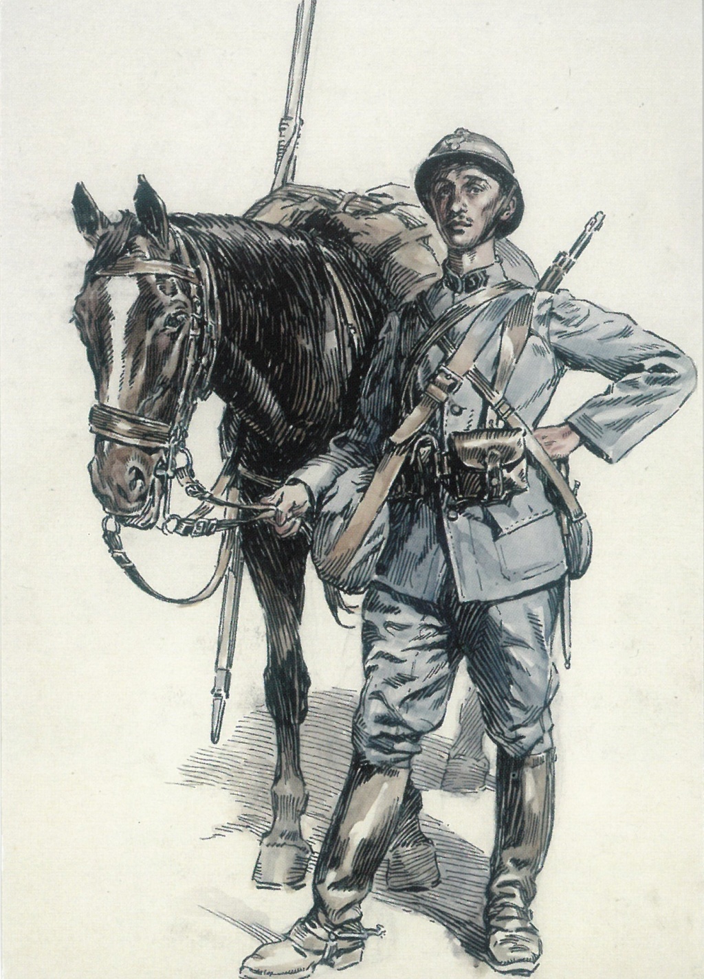 L’équipement de la cavalerie après 1915  1916_110