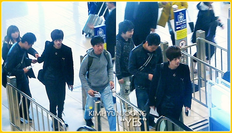 Kim Hyun Joong@ Gimpo Airport Pics 11.09.10 Hj110
