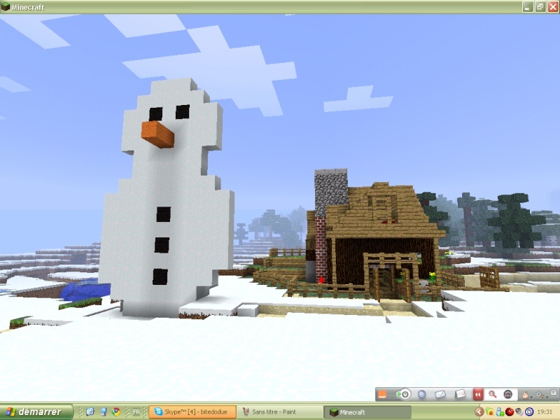 Mine Craft Snowma10