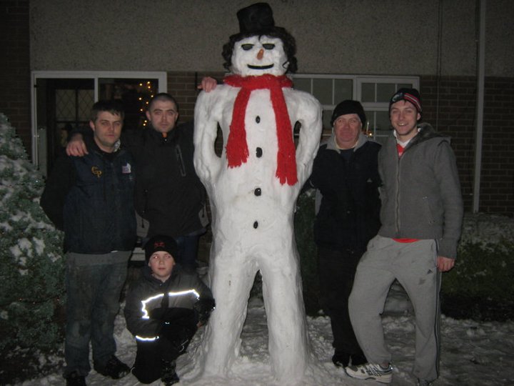 my giant snowman Snowma11