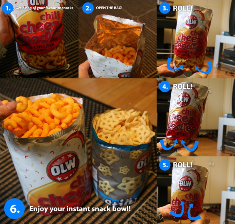 Snack bag into party bowl Bag_in10