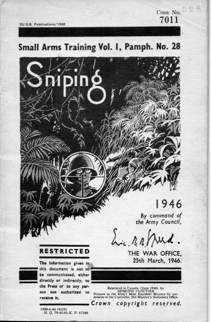 MILSURP - Manuel "Sniping" Britannique 1946 Snipin10