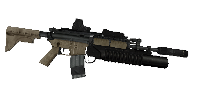 M203 - MW2 M4a1 Sopmod full model with usable M203...UPDATED!!!! M410