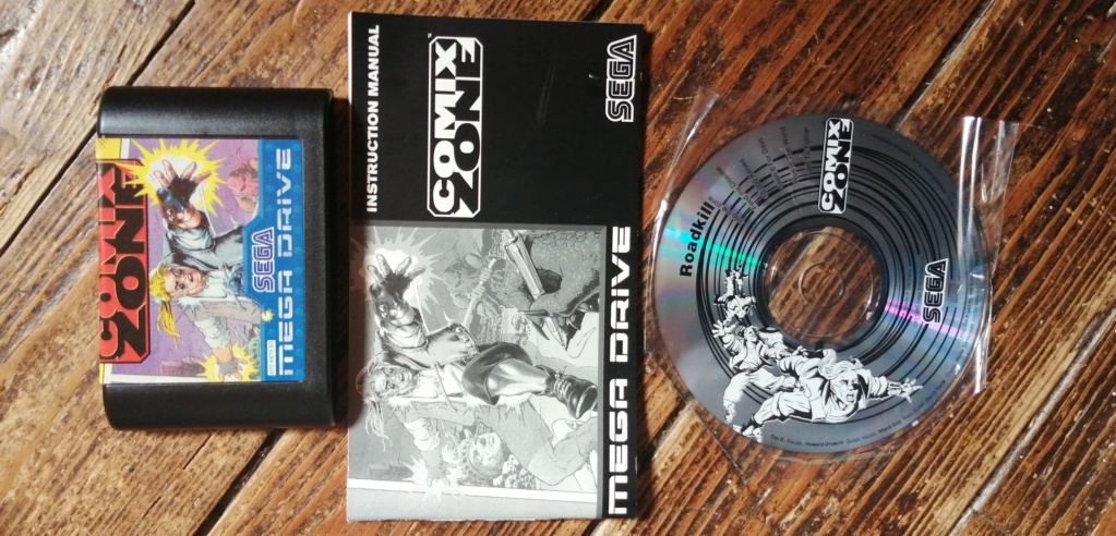 [Ech] Comix Zone MD complet comme neuf(boîte, cartouche, notice, CD)  Img_2024