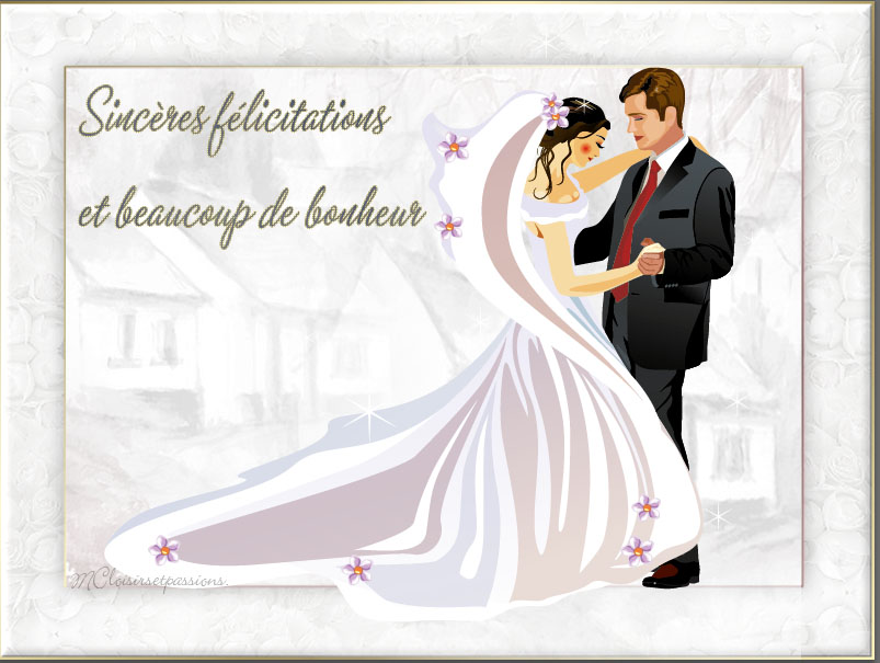 Cartes de félicitations pour les mariages Mariag10