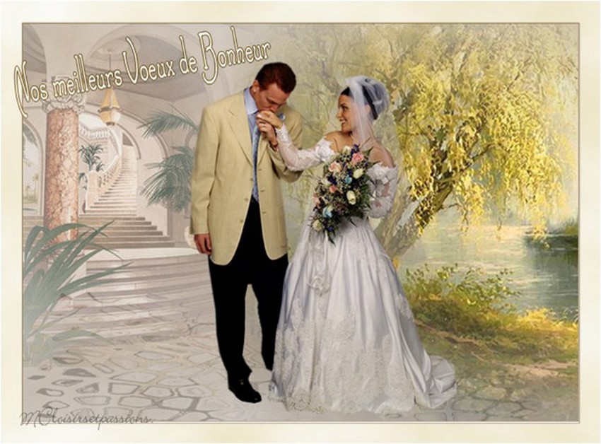 Cartes de félicitations pour les mariages Mariag15