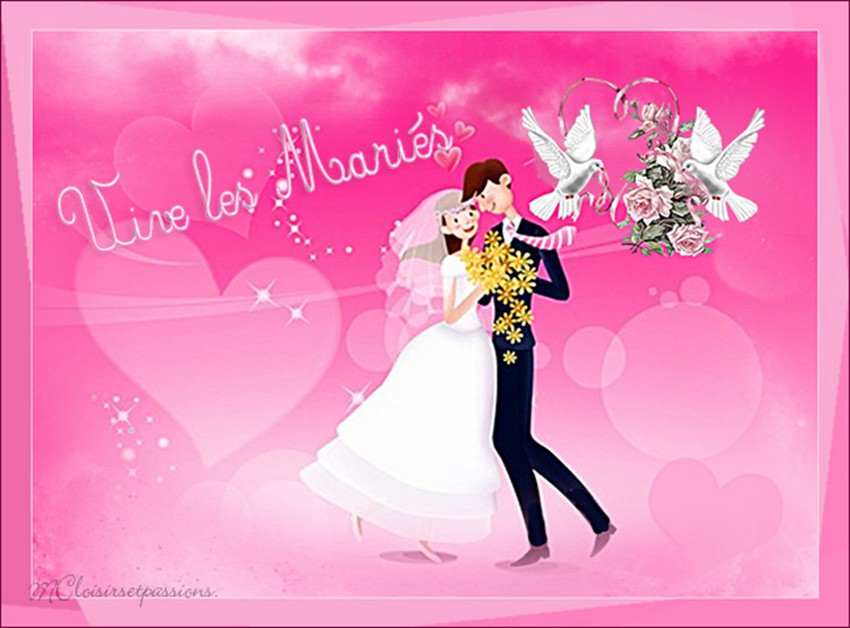 Cartes de félicitations pour les mariages Mariag16