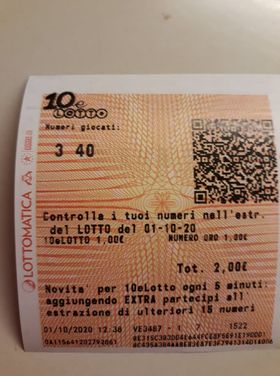 Lotto - Stefanlotto - 10&lotto dal 1 ottobre - chiusa con vincita  210