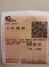 Stefanlotto - 10&lotto dal  3 settembre - CHIUSA CON VINCITA 810