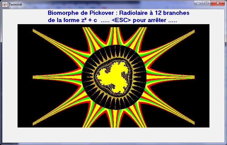 Biomorphe de Pickover Radiol10