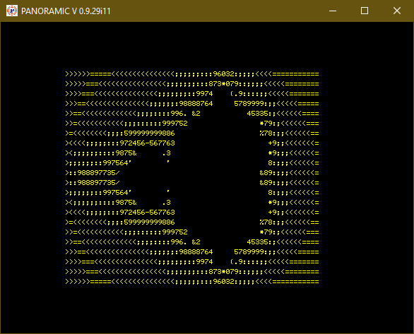  ascii art mandelbrot drawing  Sans_t38